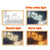 Illuminated Picture LED Decorative Light Painting Bedside Picture Style Creative Modern Simulate Sunshine Drawing Night Light Gift null
