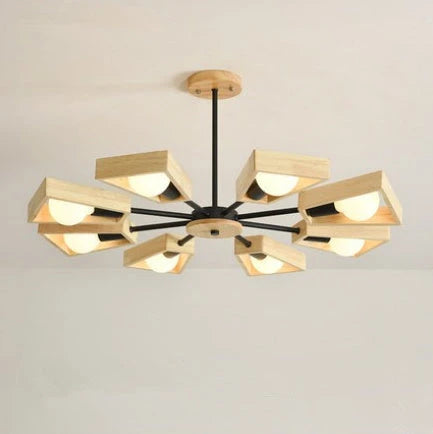 Solid wood bedroom Chandelier null