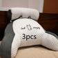 Sofa Fluffy Cushion Luncheon Pillow Triangle Reading Cushion Bedside Soft Large Backrest Lumbar Cushion Office Chair Cushion null