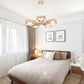 Solid wood bedroom Chandelier null