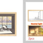 Illuminated Picture LED Decorative Light Painting Bedside Picture Style Creative Modern Simulate Sunshine Drawing Night Light Gift null