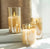 Electroplated Glass LED Electronic Candle Lights Wholesale Rechargeable null