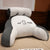 Sofa Fluffy Cushion Luncheon Pillow Triangle Reading Cushion Bedside Soft Large Backrest Lumbar Cushion Office Chair Cushion null