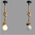 Hemp Rope Chandelier Vintage Industrial Style Bar Restaurant Coffee Clothing Store null