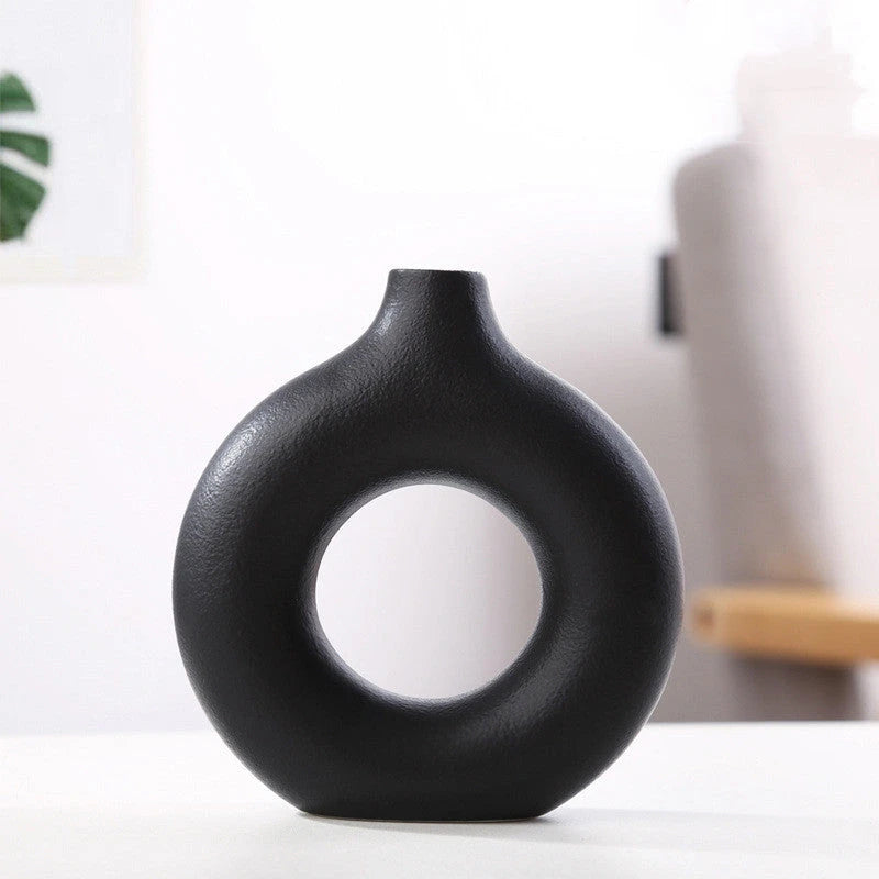 New Style Biscuit Vase Frosted Particle Flower Arranging Device null