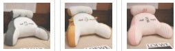 Sofa Fluffy Cushion Luncheon Pillow Triangle Reading Cushion Bedside Soft Large Backrest Lumbar Cushion Office Chair Cushion null