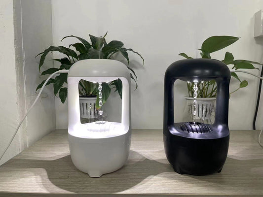 Anti Gravity Humidifier Water Drop Backflow Aromatherapy Machine Large Capacity Office Bedroom Quiet Heavy Fog Household Sprayer null
