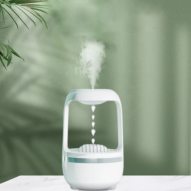 Anti Gravity Humidifier Water Drop Backflow Aromatherapy Machine Large Capacity Office Bedroom Quiet Heavy Fog Household Sprayer null
