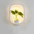 Decorative wall lamp on background wall null