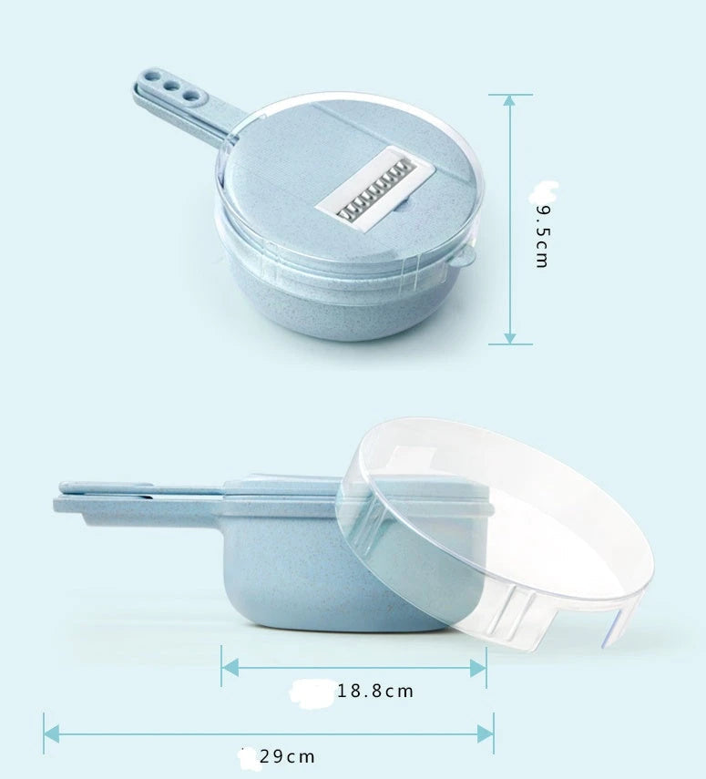 8 In 1 Mandoline Slicer Vegetable Slicer Potato Peeler Carrot Onion Grater With Strainer Vegetable Cutter Kitchen Accessories null