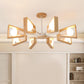 Solid wood bedroom Chandelier null