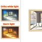 Illuminated Picture LED Decorative Light Painting Bedside Picture Style Creative Modern Simulate Sunshine Drawing Night Light Gift null