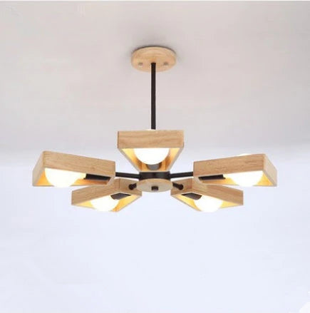 Solid wood bedroom Chandelier null