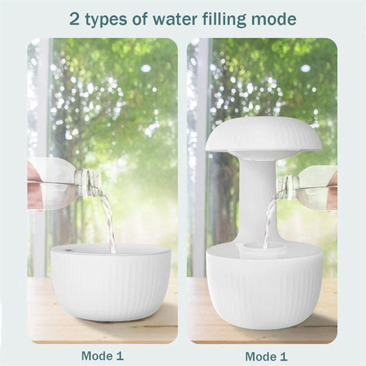 Anti-gravity Air Humidifier Mute Countercurrent Humidifier Levitating Water Drops Cool Mist Maker Fogger Relieve Fatigue null