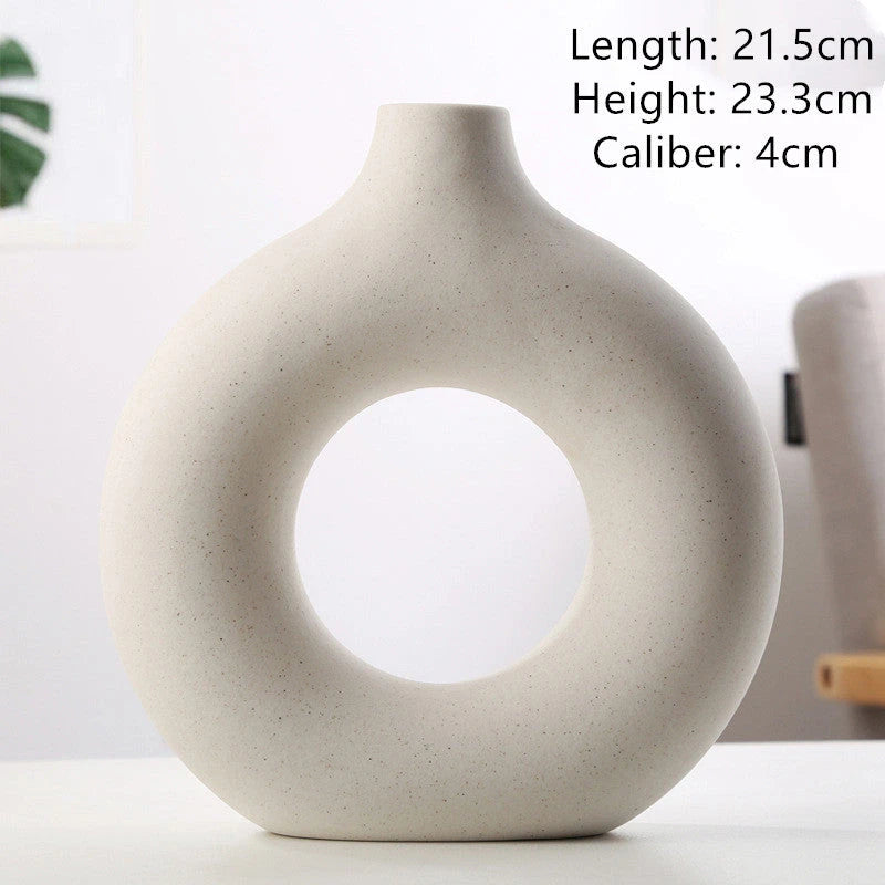 New Style Biscuit Vase Frosted Particle Flower Arranging Device null