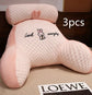 Sofa Fluffy Cushion Luncheon Pillow Triangle Reading Cushion Bedside Soft Large Backrest Lumbar Cushion Office Chair Cushion null