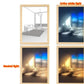 Illuminated Picture LED Decorative Light Painting Bedside Picture Style Creative Modern Simulate Sunshine Drawing Night Light Gift null