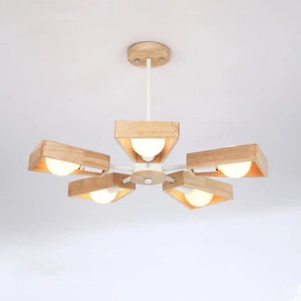 Solid wood bedroom Chandelier null