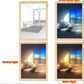 Illuminated Picture LED Decorative Light Painting Bedside Picture Style Creative Modern Simulate Sunshine Drawing Night Light Gift null