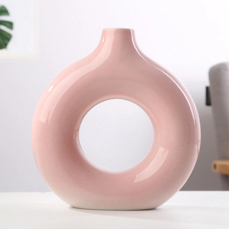 New Style Biscuit Vase Frosted Particle Flower Arranging Device null