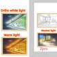 Illuminated Picture LED Decorative Light Painting Bedside Picture Style Creative Modern Simulate Sunshine Drawing Night Light Gift null