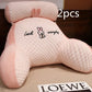 Sofa Fluffy Cushion Luncheon Pillow Triangle Reading Cushion Bedside Soft Large Backrest Lumbar Cushion Office Chair Cushion null