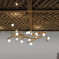 Restaurant Chandelier Decorative Tree Branch Lights Zen Japanese Wabi-sabi Wind Lamps null