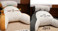 Sofa Fluffy Cushion Luncheon Pillow Triangle Reading Cushion Bedside Soft Large Backrest Lumbar Cushion Office Chair Cushion null