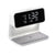 Creative 3 In 1 Bedside Lamp Wireless Charging LCD Screen Alarm Clock  Wireless Phone Charger null