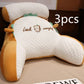 Sofa Fluffy Cushion Luncheon Pillow Triangle Reading Cushion Bedside Soft Large Backrest Lumbar Cushion Office Chair Cushion null