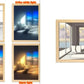 Illuminated Picture LED Decorative Light Painting Bedside Picture Style Creative Modern Simulate Sunshine Drawing Night Light Gift null