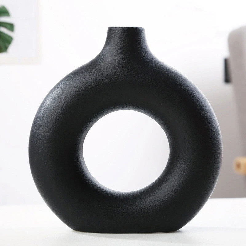 New Style Biscuit Vase Frosted Particle Flower Arranging Device null