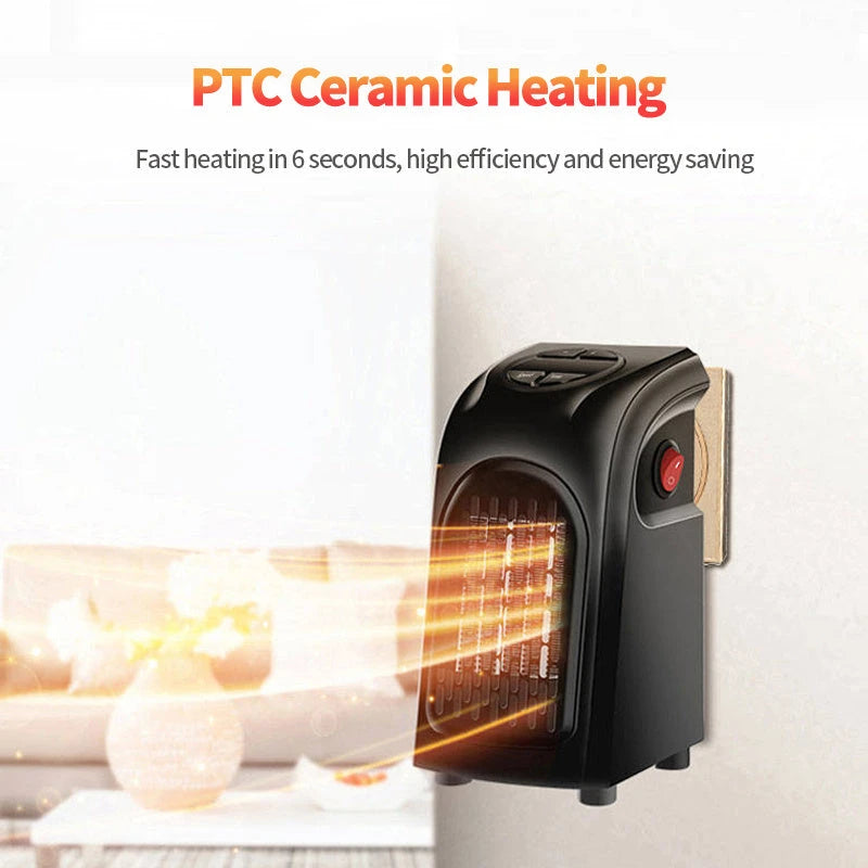 Winter Air Heater Fan Heater Electric Home Heaters Mini Room Air Wall Heater Ceramic Heating Warmer Fan For Home Office Camping Trendy Home Improvements