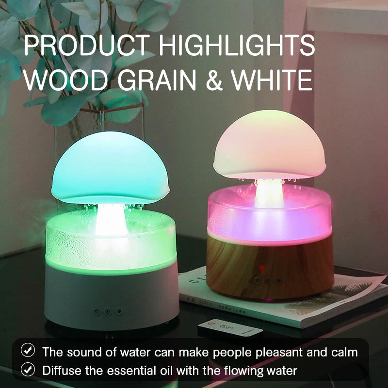 New Rain Cloud Humidifier Aromatherapy Machine Air Humidifier Ultrasonic Aroma Diffuser null