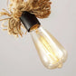 Hemp Rope Chandelier Vintage Industrial Style Bar Restaurant Coffee Clothing Store null