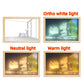 Illuminated Picture LED Decorative Light Painting Bedside Picture Style Creative Modern Simulate Sunshine Drawing Night Light Gift null