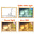 Illuminated Picture LED Decorative Light Painting Bedside Picture Style Creative Modern Simulate Sunshine Drawing Night Light Gift null