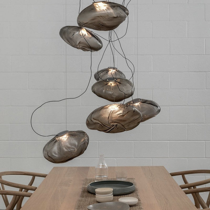Postmodern Light Luxury Glass Decorative Chandelier null