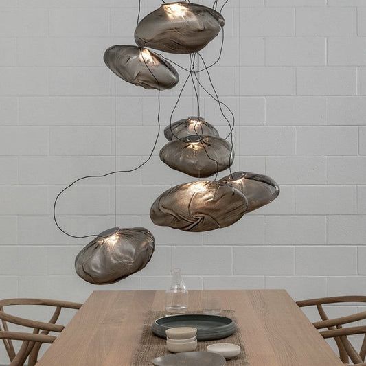 Postmodern Light Luxury Glass Decorative Chandelier null
