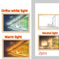 Illuminated Picture LED Decorative Light Painting Bedside Picture Style Creative Modern Simulate Sunshine Drawing Night Light Gift null